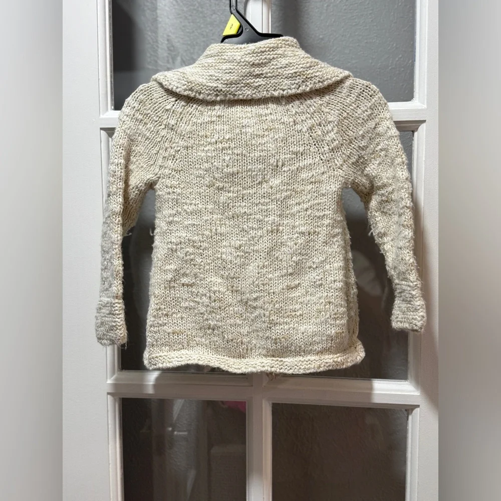 Oshkosh Genuine Kids Cream Knit Sweater - Picture 4 of 5